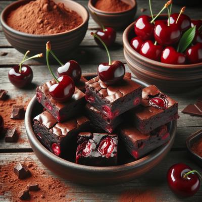 Image of Skinny Gooey Cherry Brownies