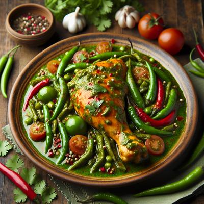 Image of Skinny Green Chili Chicken