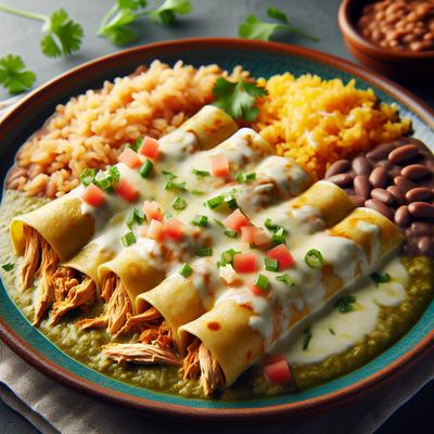 Image of Skinny Sour Cream Enchildas
