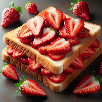 Image of Skinny Strawberry Sandwich