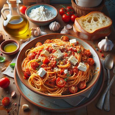 Image of Skordomakarona Santorini Spaghetti