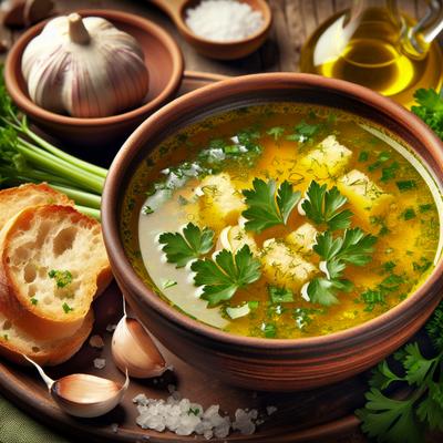 Image of Skorthzoumi Greek Garlic Soup