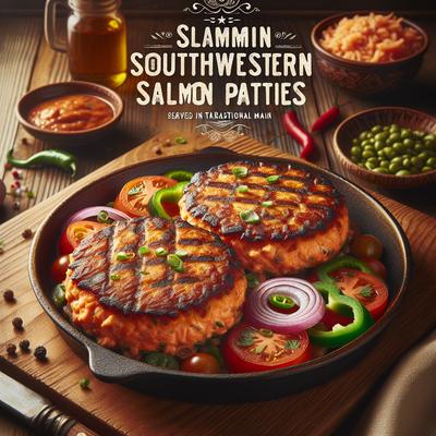 Image of Slammin Southwestern Salmon Patties or Salmon Cakes