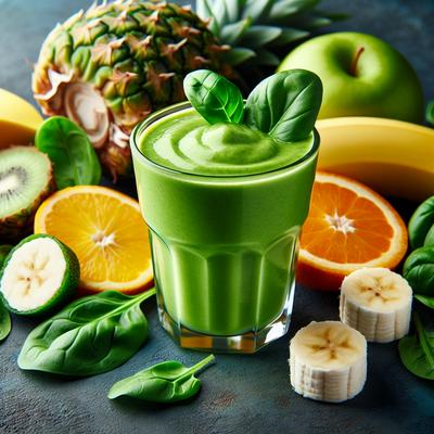 Image of Slammin Sunrise Green Smoothie