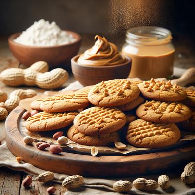 Image of Slice and Bake Peanut Butter Cookies