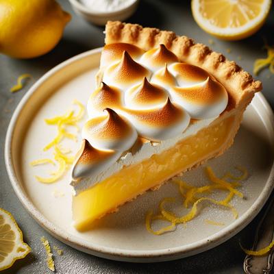 Image of Slice of Lemon Pie