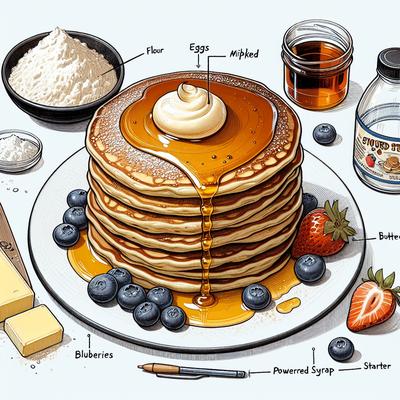 Image of Slightly Sourdough Pancakes