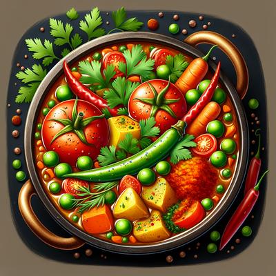 Image of Slightly Spicy Vegetable Curry