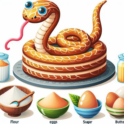 Image of Slinky the Snake Cake