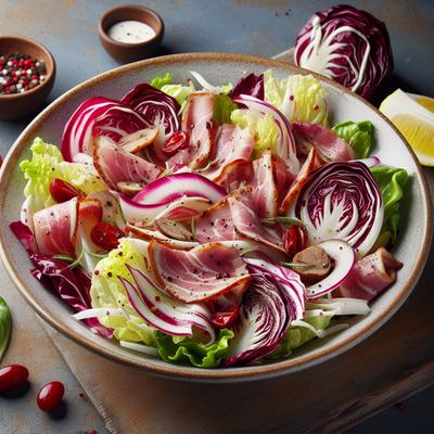Image of Slivered Pork and Radicchio Salad