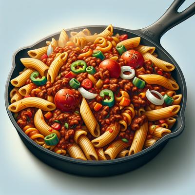 Image of Sloppy Joe Pasta Skillet Dinner
