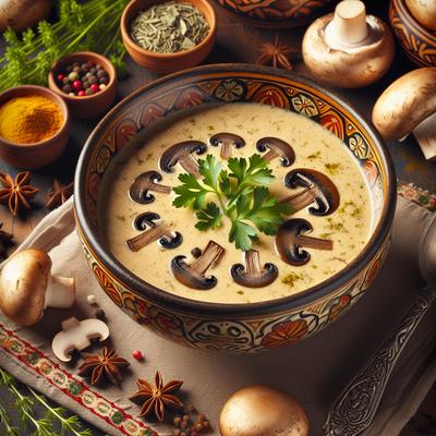Image of Slovak Christmas Mushroom Soup