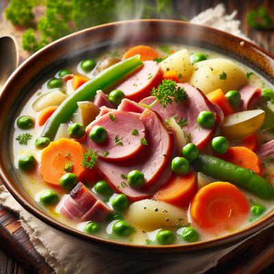 Image of Slovak Ham Vegetable Soup
