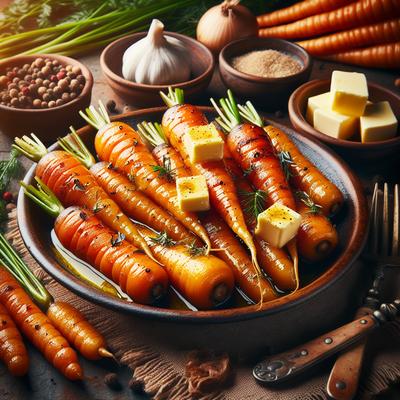 Image of Slow Browned Carrots with Butter