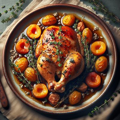 Image of Slow Cooked Apricot Thyme Chicken Redux