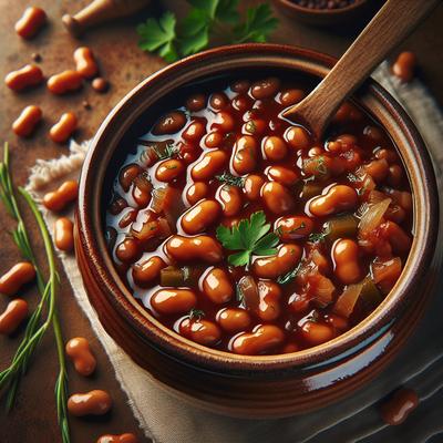 Image of Slow Cooked Baked Beans