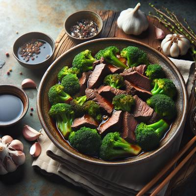 Image of Slow Cooked Beef and Broccoli