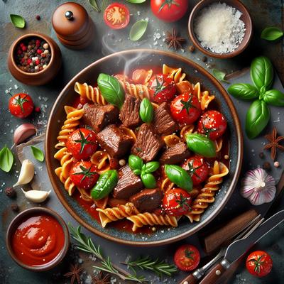 Image of Slow Cooked Beef in Pasta Sauce