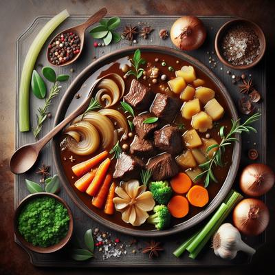 Image of Slow Cooked Beef Stew Gravy