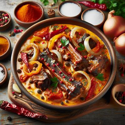 Image of Slow Cooked Cajun Pork Rib Stroganoff