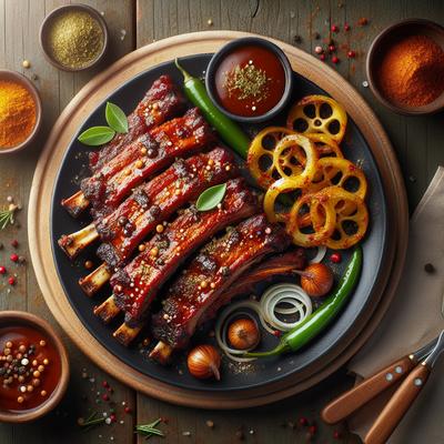 Image of Slow Cooked Caribbean Spiced Ribs