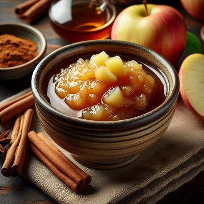 Image of Slow Cooked Chunky Applesauce