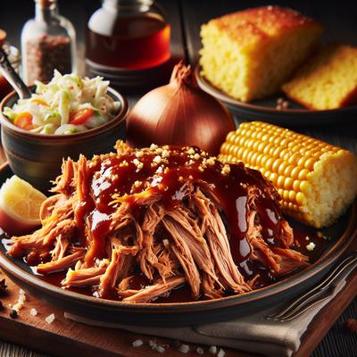 Image of Slow Cooked Crock Pot Pulled Pork