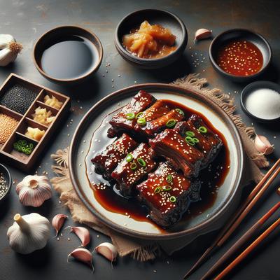 Image of Slow Cooked Korean Beef Short Ribs