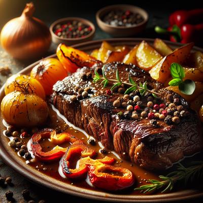 Image of Slow Cooked Pepper Steak