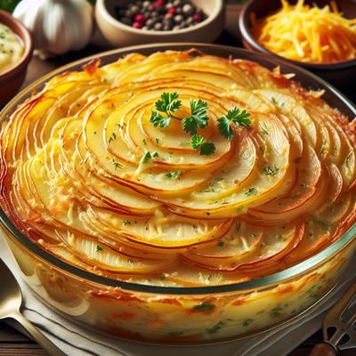 Image of Slow Cooked Scalloped Potatoes
