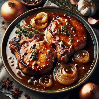 Image of Slow Cooked Smothered Pork Chops