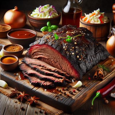 Image of Slow Cooked Texas Style Beef Brisket