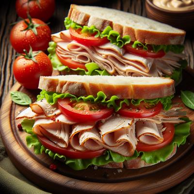 Image of Slow Cooked Turkey Sandwiches