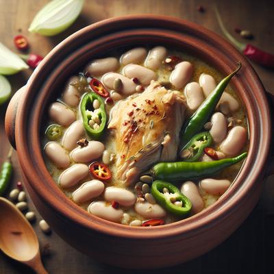 Image of Slow Cooked White Chili with Chicken
