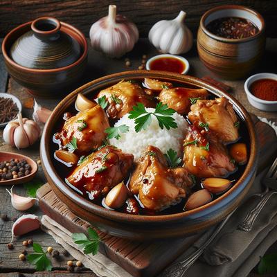Image of Slow Cooker Adobo Chicken