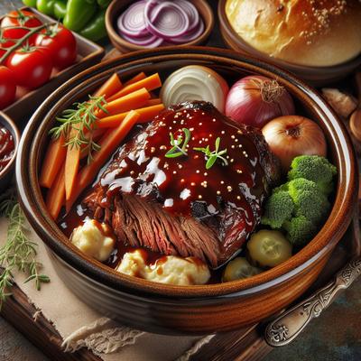 Image of Slow Cooker Barbecue Beef