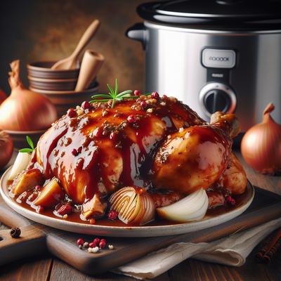 Image of Slow Cooker Barbecue Chicken