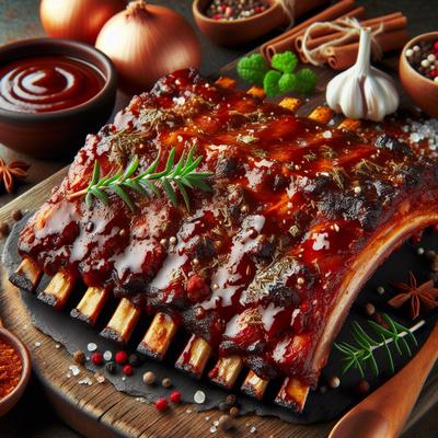 Image of Slow Cooker Barbecued Pork Ribs