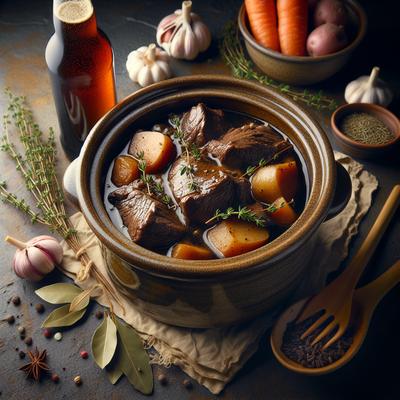 Image of Slow Cooker Beef and Beer