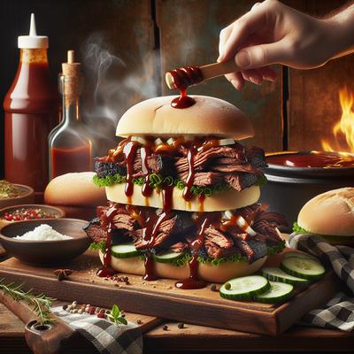 Image of Slow Cooker Beef Barbecue Sandwiches