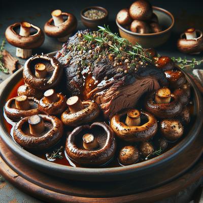 Image of Slow Cooker Beef Roast with Portabella Mushrooms