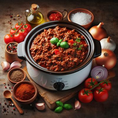 Image of Slow Cooker Bolognese Sauce