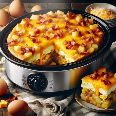 Image of Slow Cooker Breakfast Casserole from Scratch
