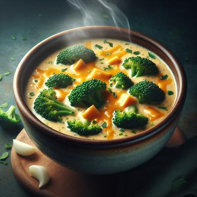 Image of Slow Cooker Broccoli Cheddar Soup
