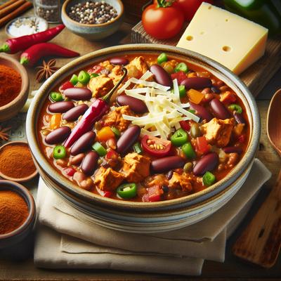 Image of Slow Cooker Buffalo Chicken Chili