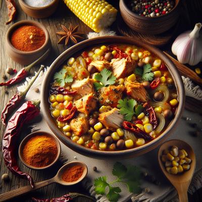 Image of Slow Cooker Chicken and Corn Chili