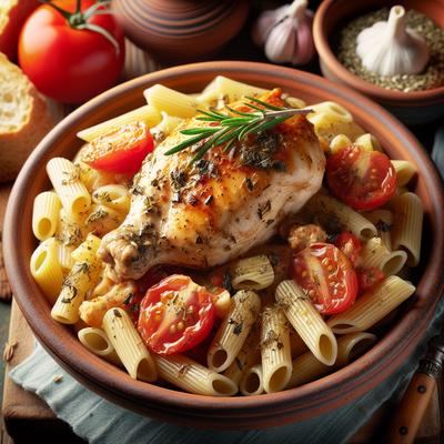 Image of Slow Cooker Chicken and Pasta