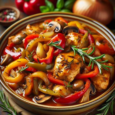 Image of Slow Cooker Chicken Cacciatore