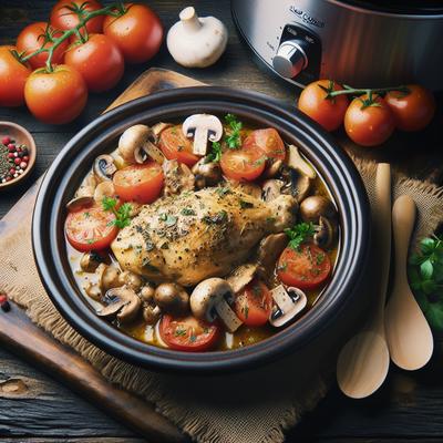 Image of Slow Cooker Chicken Chasseur