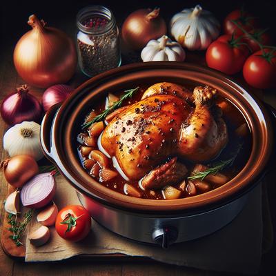 Image of Slow Cooker Chicken in Sauce